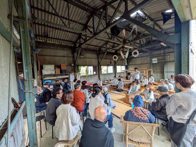みかのはら〜と ガムラン小屋 鑑賞者
