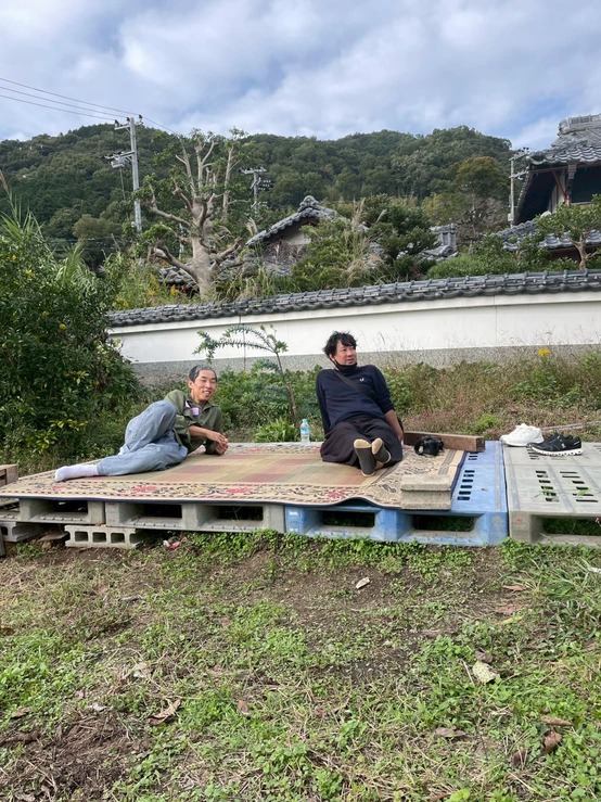 みかのはら〜と 休憩 鑑賞者