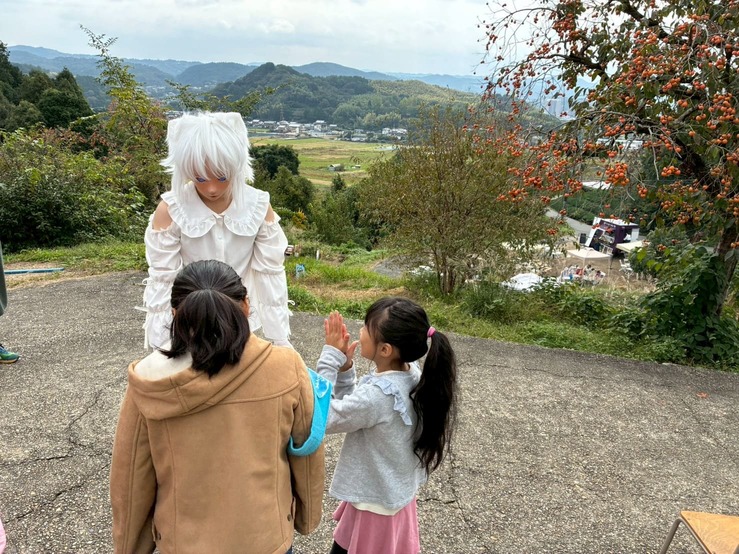 みかのはら〜と 子ども 鑑賞者
